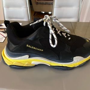 Balenciaga Triple S size 46 Black, Yellow, White